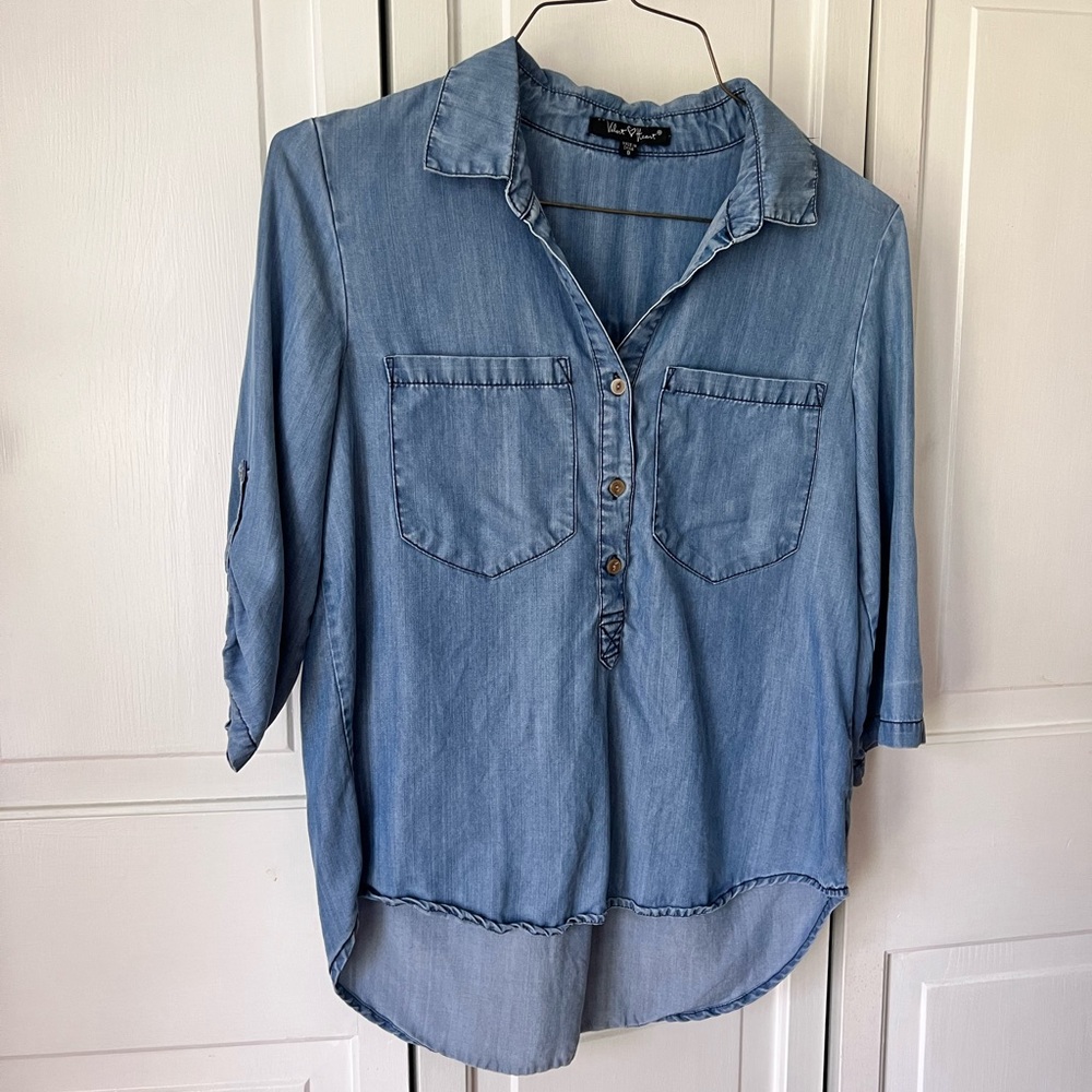 Women’s denim top size small Velvet Heart